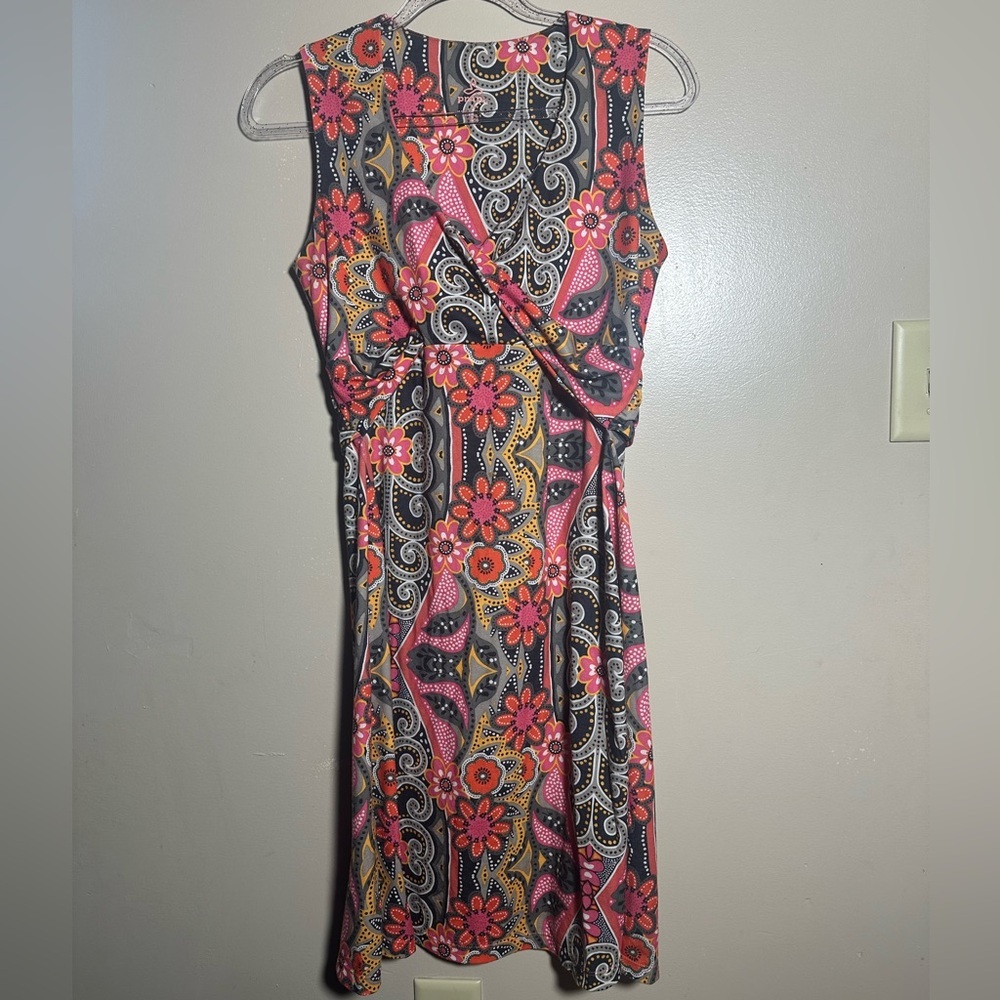 Prana Retro Twist Floral Sleeveless Dress | Medium